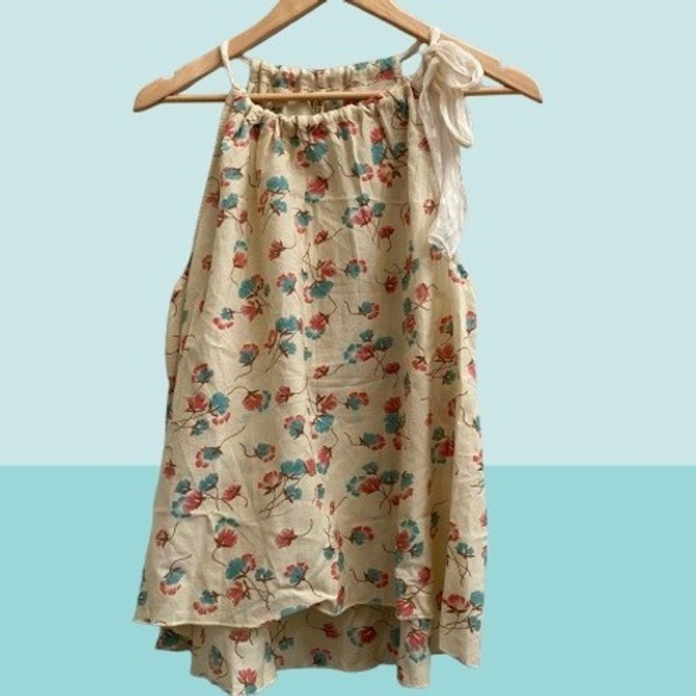 NEW Free People Halter Tank in‎ Tea Combo Small